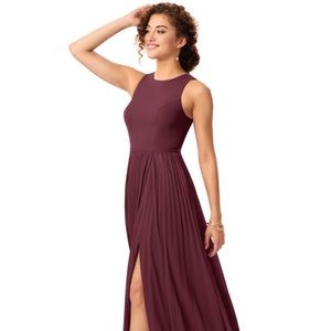 NWT Azazie Lindie Cabernet Custom Size Dress